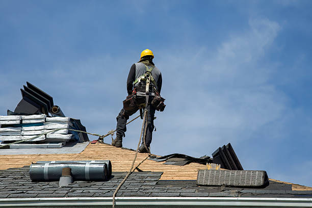 Professional Roofing technician working in Rosemont, PA